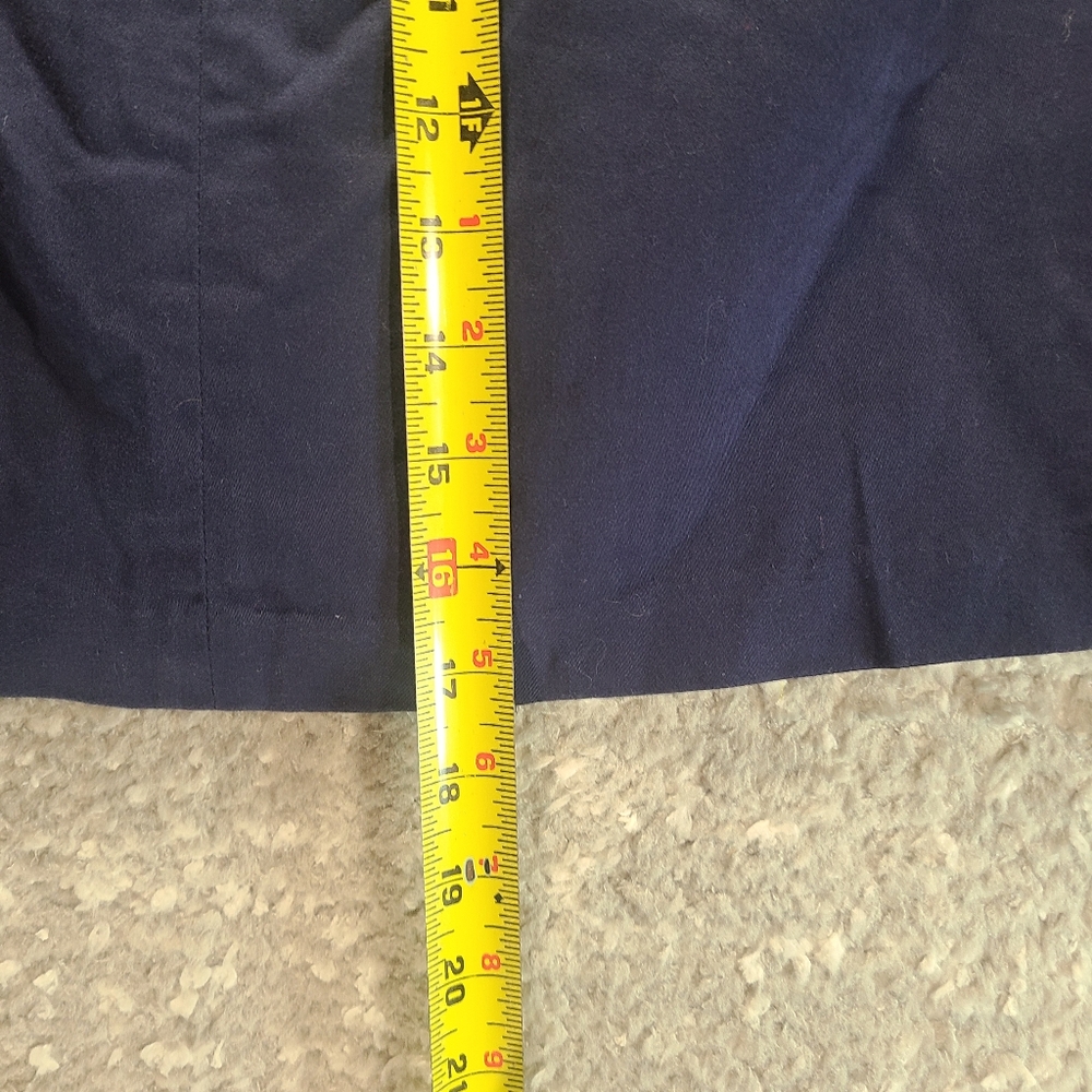 Lady Hagen Size 8 Skort Skirt Back Zip Golf Tennis Cotton Blue Pockets - Picture 3 of 9